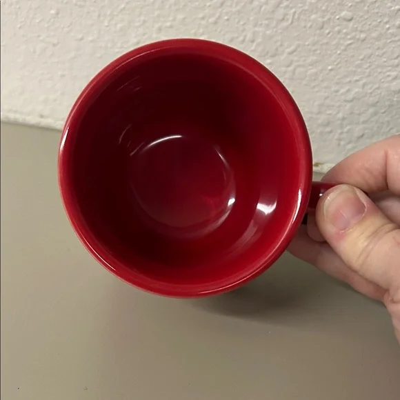 Fiesta Vibrant Red and Navy/cobalt Mug Duo - Picture 5 of 6